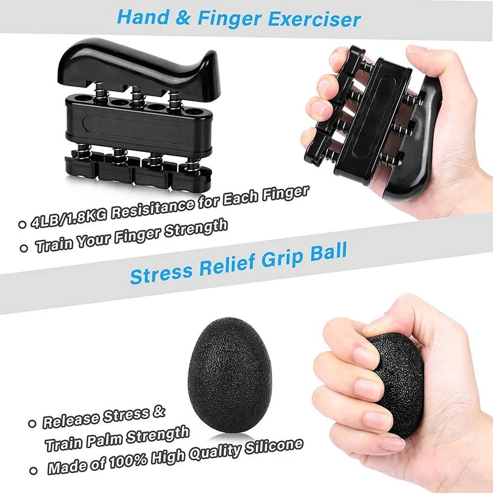 5–60 kg Adjustable Hand Gripper – Heavy-Duty Grip Strengthener for Wrist, Forearm &amp; Finger Training