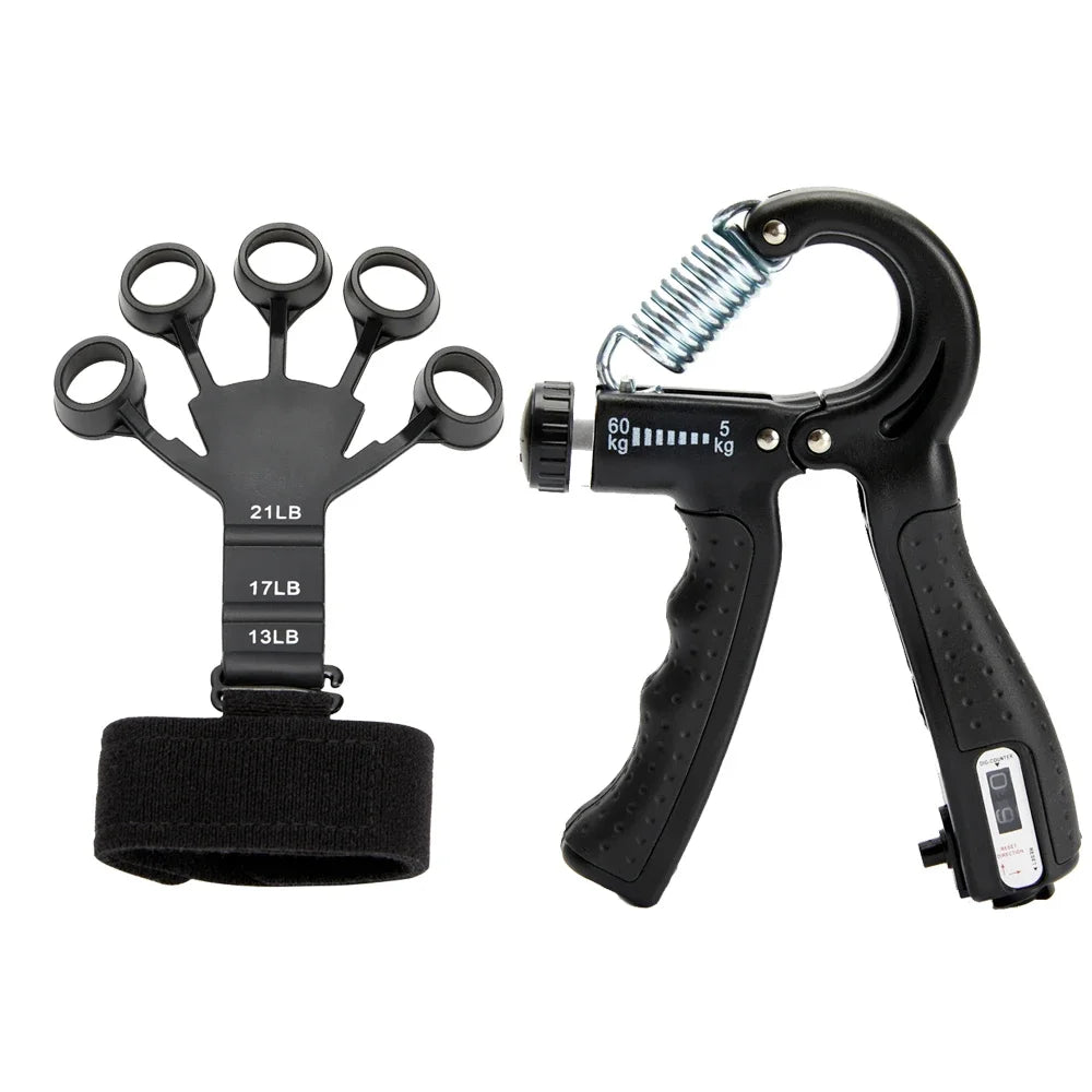 5–60 kg Adjustable Hand Gripper – Heavy-Duty Grip Strengthener for Wrist, Forearm &amp; Finger Training