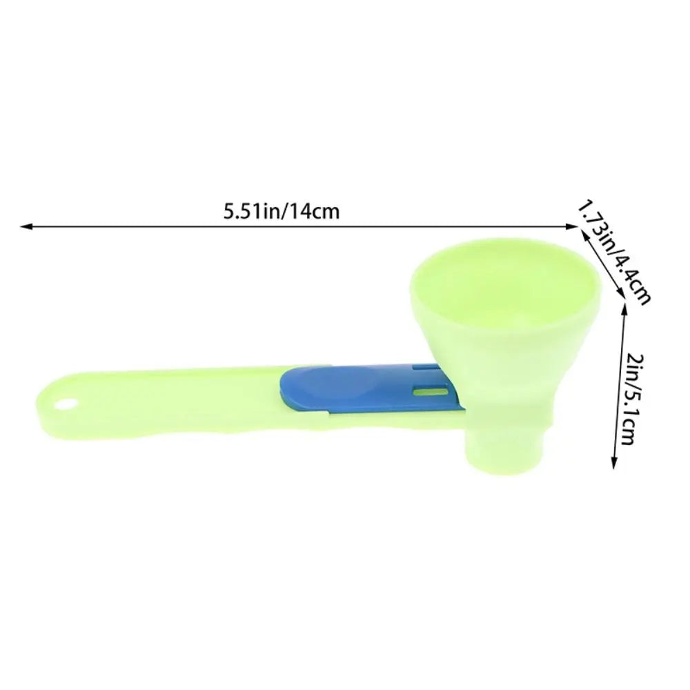2-in-1 Sliding Coffee &amp; Protein Scoop Funnel