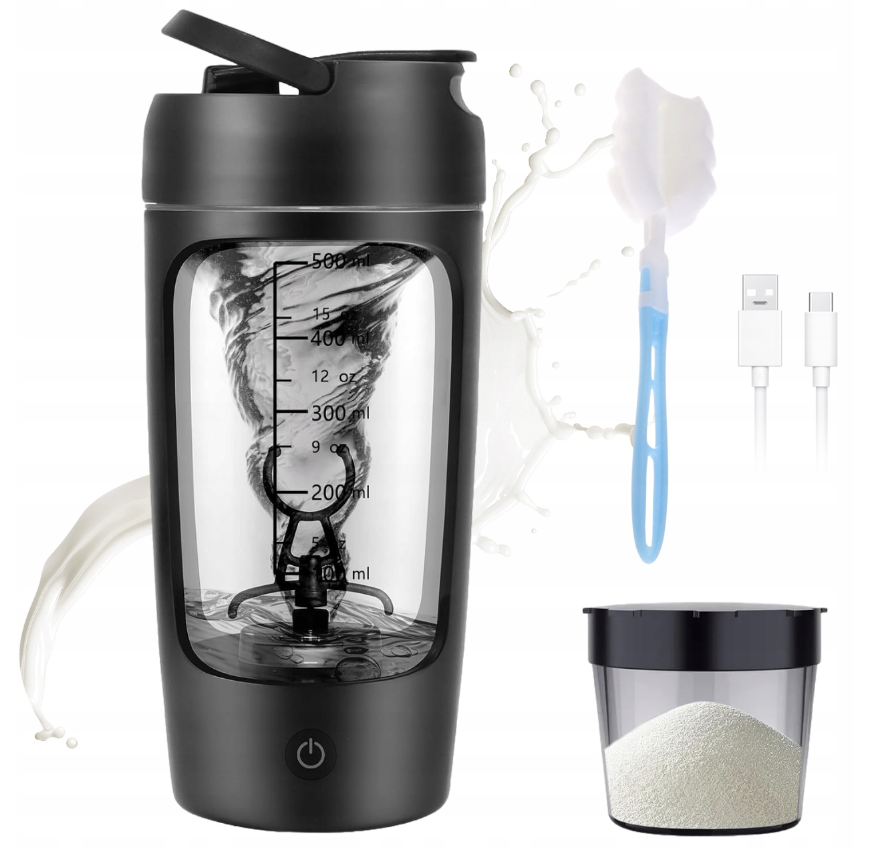 650 ml Electric Protein Mixer – USB-Rechargeable Portable Shaker